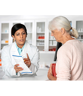 Pharmacist and Patient image