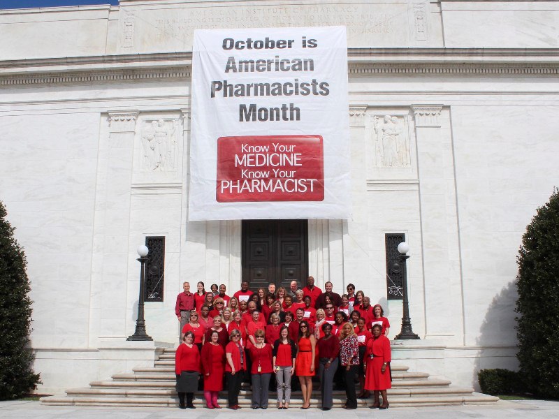 APhA Staff on Wear Red To Support Pharmacists Day at HQ