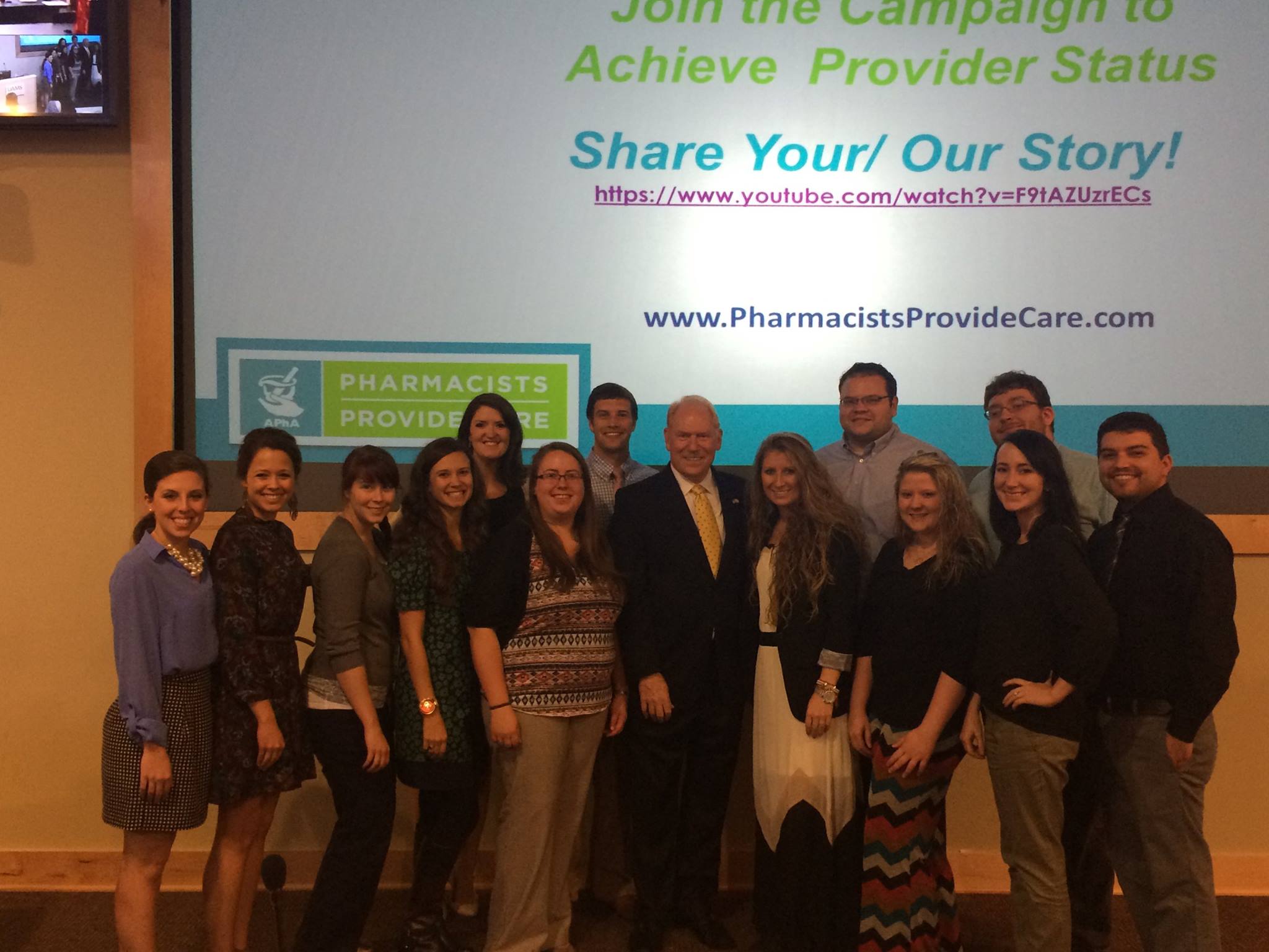 Tom Menighan visit to University of Arkansas for Medical Sciences College of Pharmacy