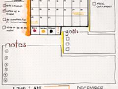 Example of bullet journal