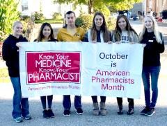 Jordan Thoman and Afaq Al-abbasi during American Pharmacist Month.