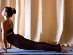 Jennifer Schweiger in yoga pose