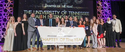 University of TN Health Science Center - Chapter of the Year Award at APhA2019